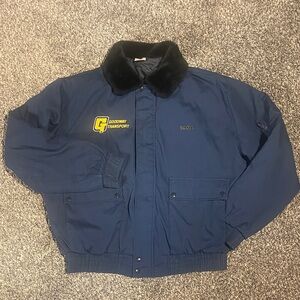 Men's BOMBER Blue Jacket (XL)